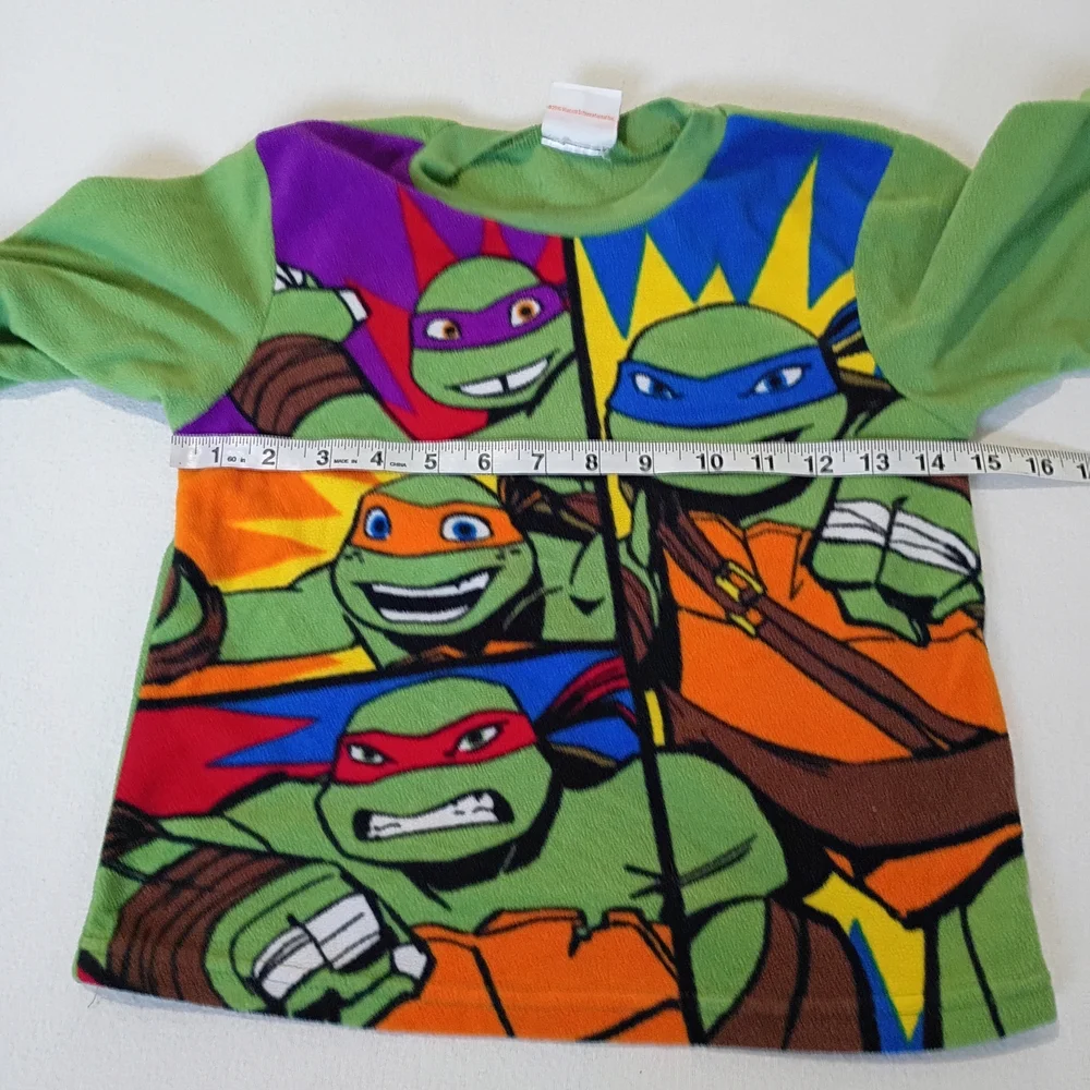 Nickelodeon Teenage Mutant Ninja Turtles Pajama Set - Green & Black Size 8 Boys